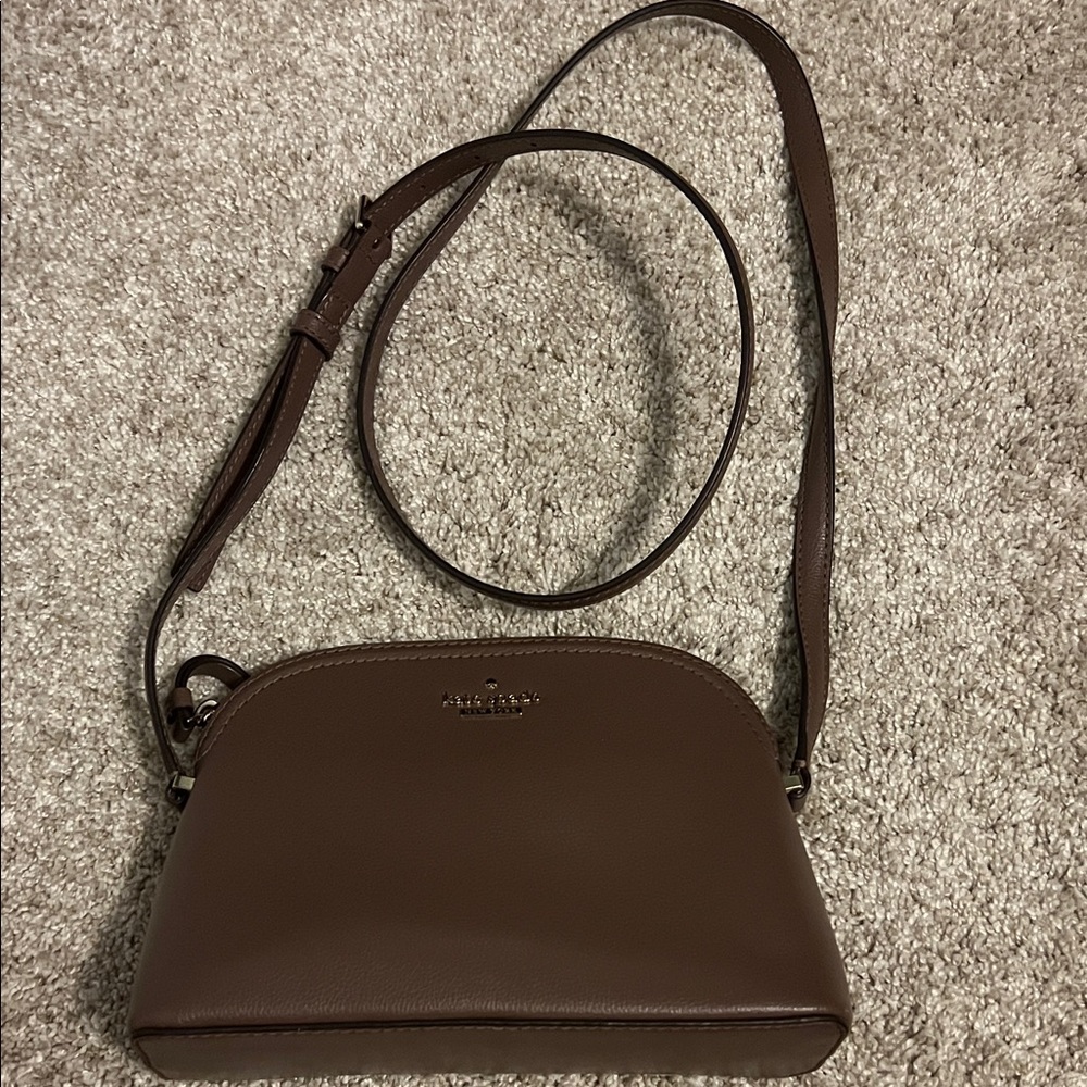 Kate Spade Brown Leather Crossbody Bag
